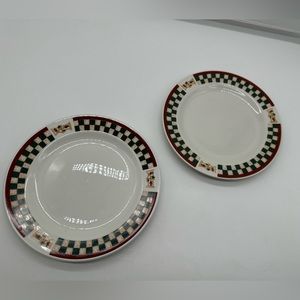 Set of 2 Citation Country Inn Collection Betty Crocker Salad Plate Plates